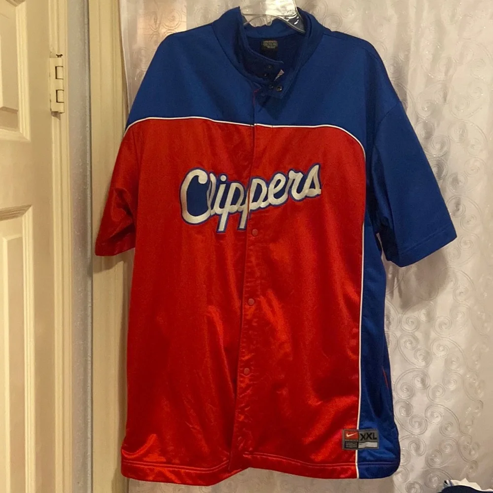 Nike Team Los Angeles Clipper Warm Up Jacket Size Mens XXL 🔥 - Picture 1 of 7
